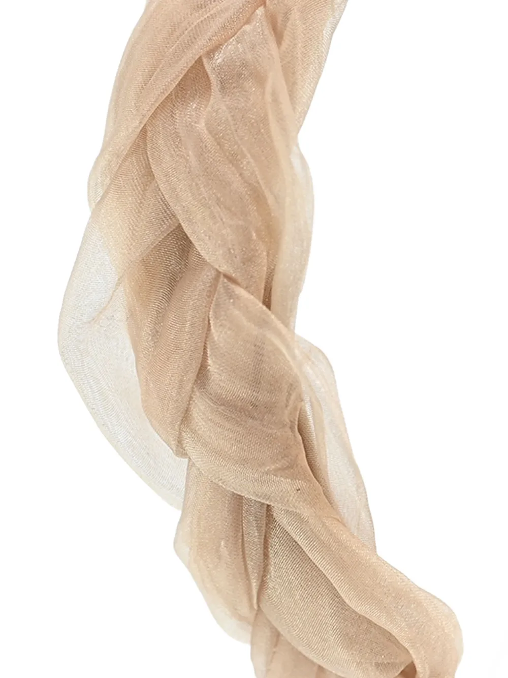 Mimi Tutu Gevlochten tulen haarband Beige