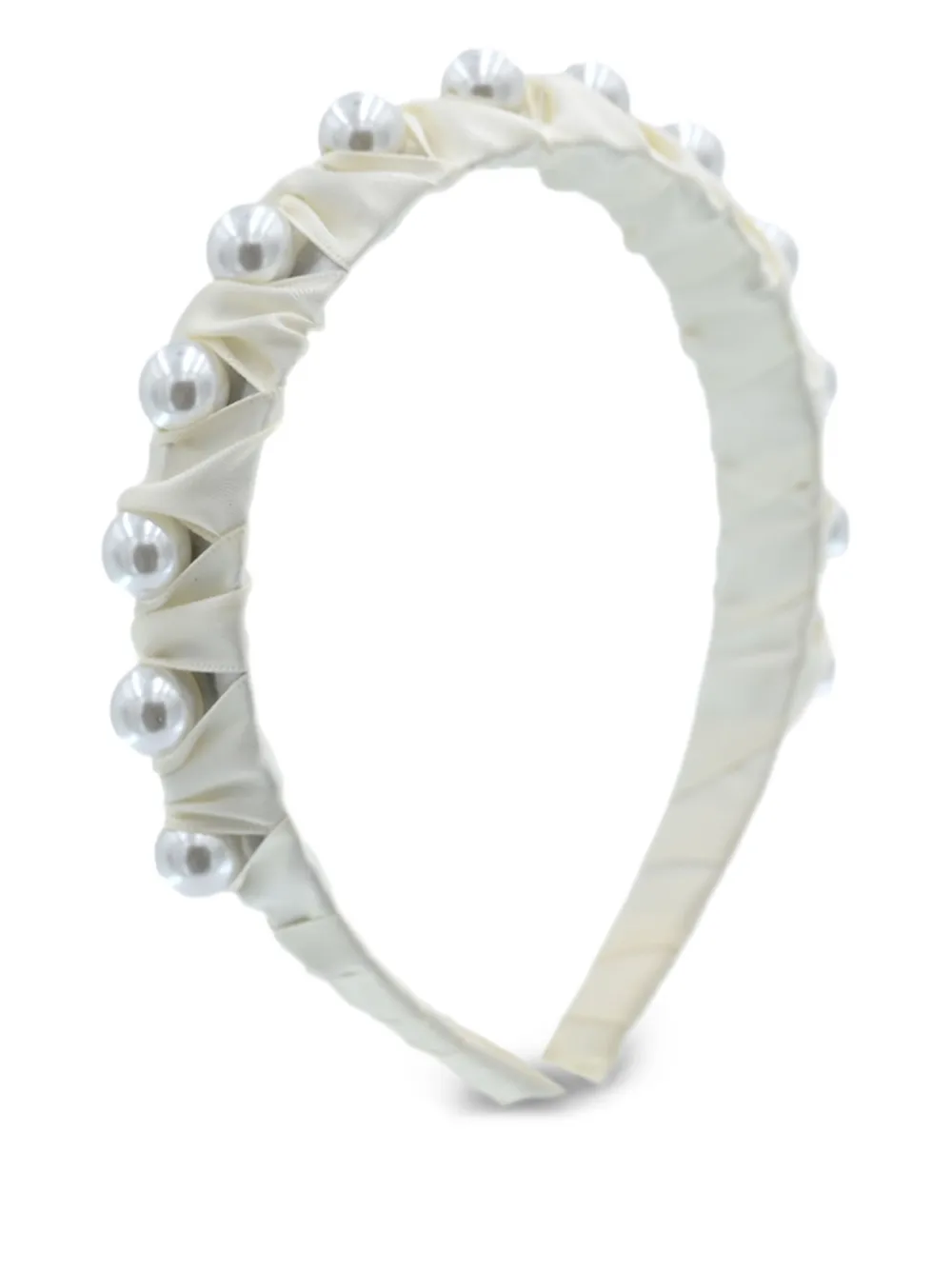 Mimi Tutu Haarband met parels Beige