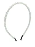 Mimi Tutu pearl-embellished headband - White