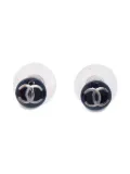 CHANEL Pre-Owned 2003 Button earrings - Silver