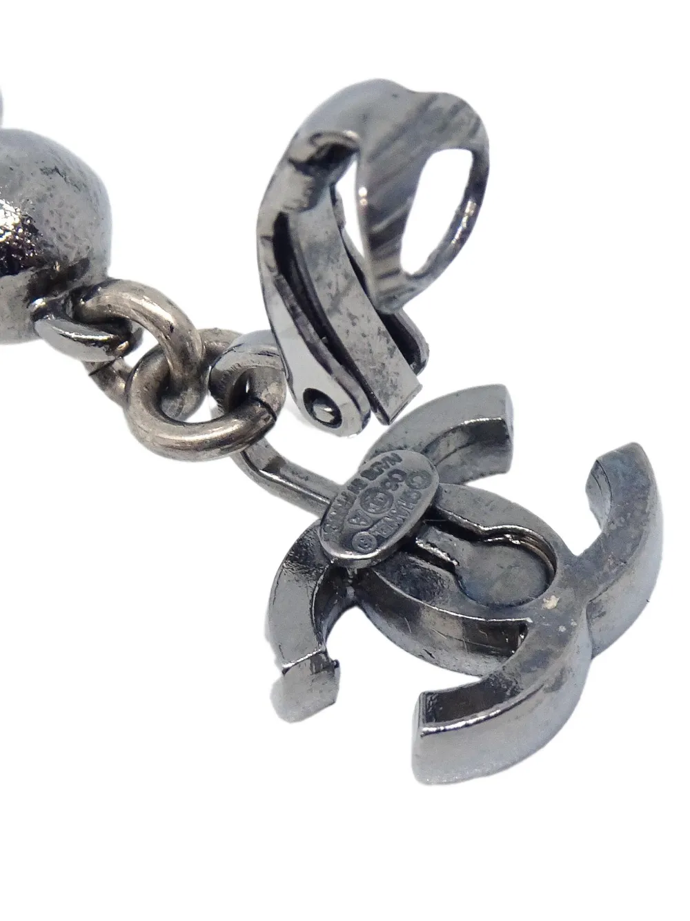 Pre-owned Chanel 2006 Cc Dangle Earrings
