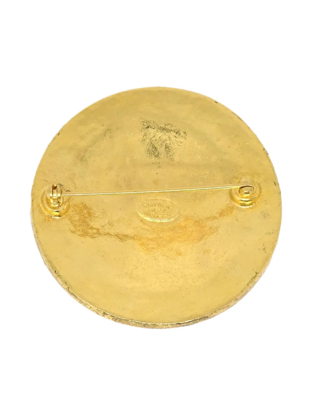 Pre-owned Chanel 1994 Medallion Brooch