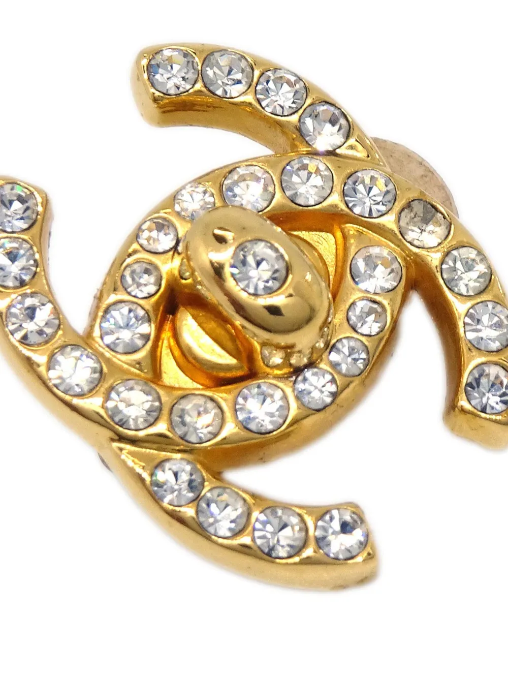 Pre-owned Chanel 1996 Crystal-embellished Earrings