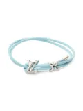 Louis Vuitton Pre-Owned 2023 leather logo bracelet - Blue