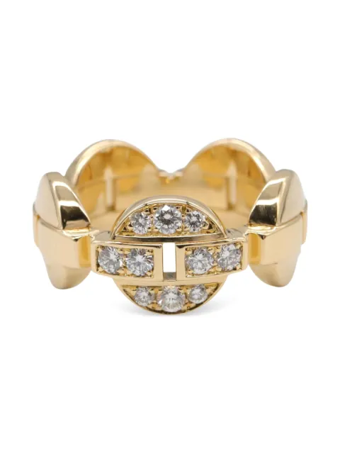 Cartier 10's 18kt yellow gold Imaria diamond ring