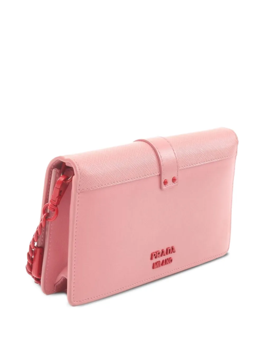 Prada Pre-Owned 2000s City heart appliqué clutch bag | Pre-Owned | Image 2