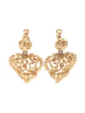 Saint Laurent Pre-Owned 2000s logo-engraved earrings - Gold