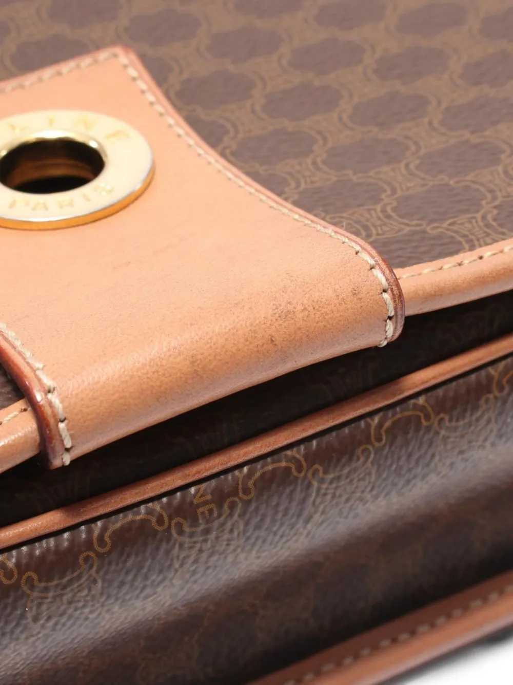 Pre-owned Celine 2000s Macadam Shoulder Bag
