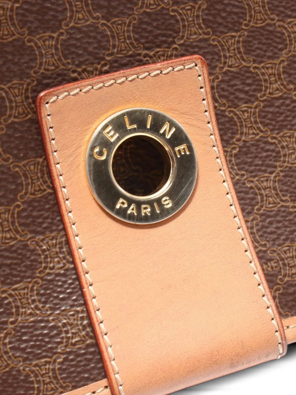 Pre-owned Celine 2000s Macadam Shoulder Bag