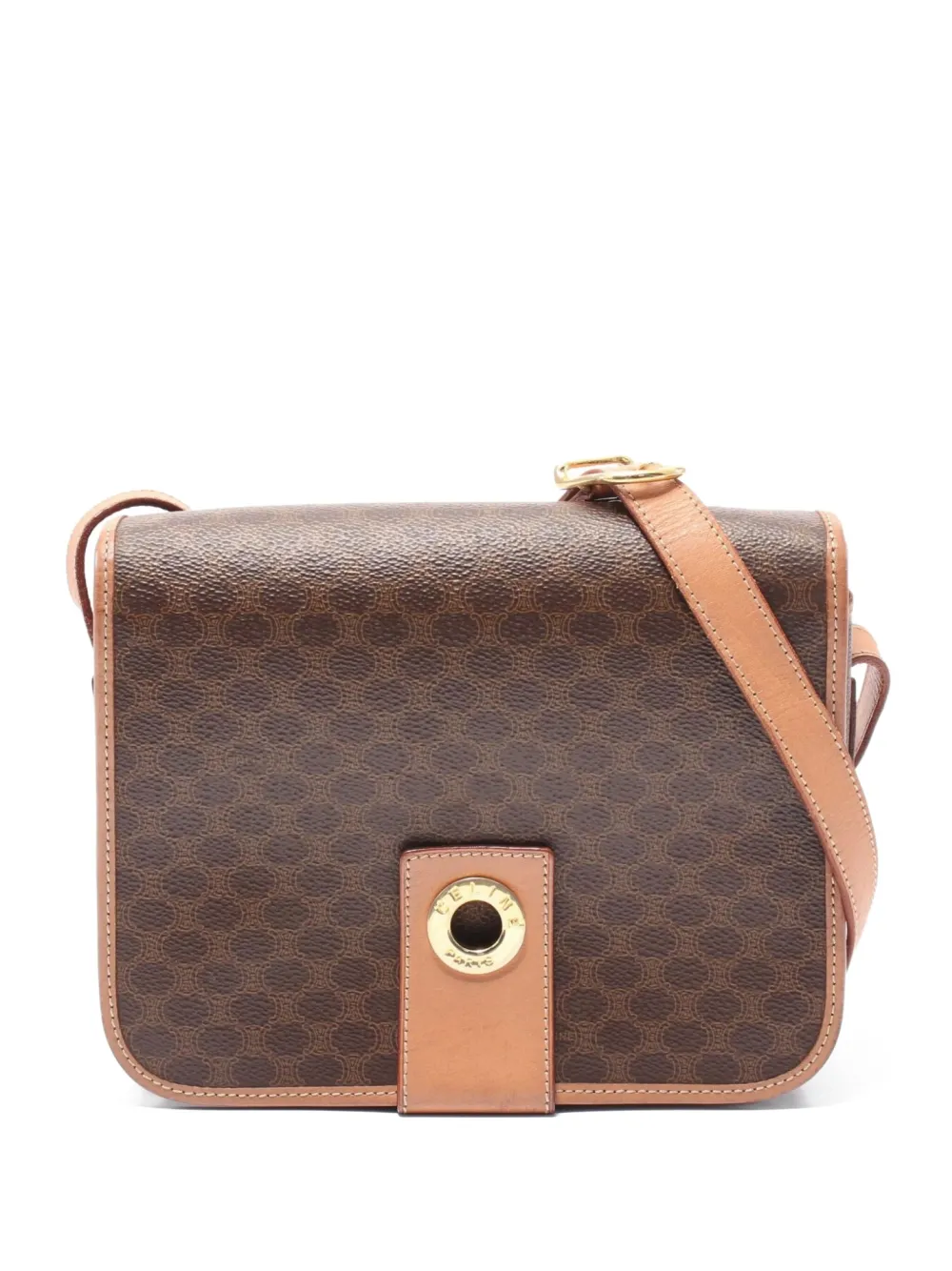 Céline Pre-Owned 2000s Macadam shoulder bag | Brown | Image 1