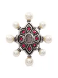 Gucci Pre-Owned 2010s embellished ring - Silver