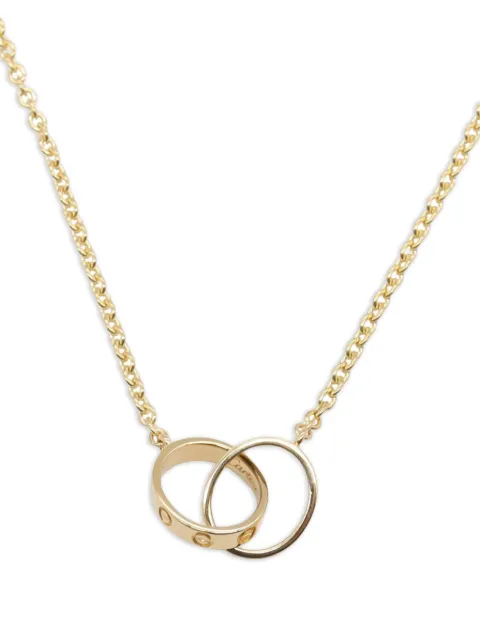 Cartier 2010s 18K yellow gold Baby Love necklace