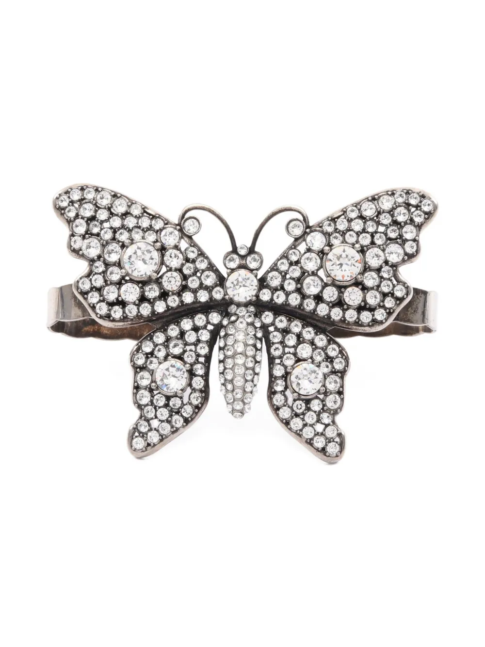 Gucci Pre-Owned 2010s Palm Cuff Butterfly Motif bangle bracelet - Gucci Pre-Owned 2010s Palm Cuff Butterfly Motif bangle bracelet -