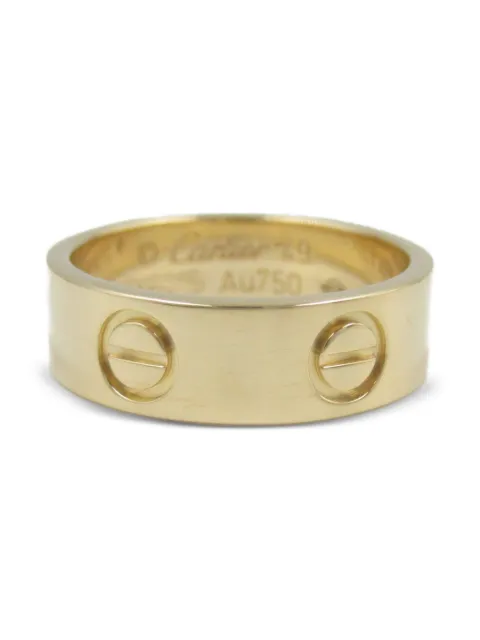 Cartier 2010s 18K yellow gold Love ring