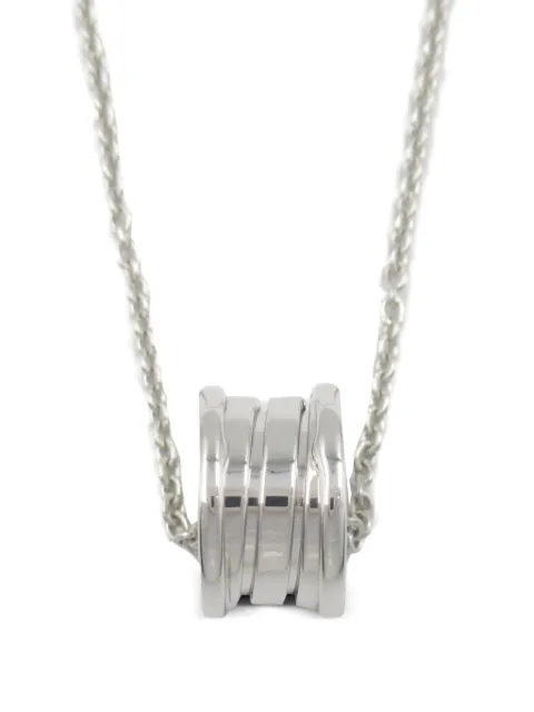 Bvlgari Pre-Owned 2010s 18K white gold B.zero1 necklace