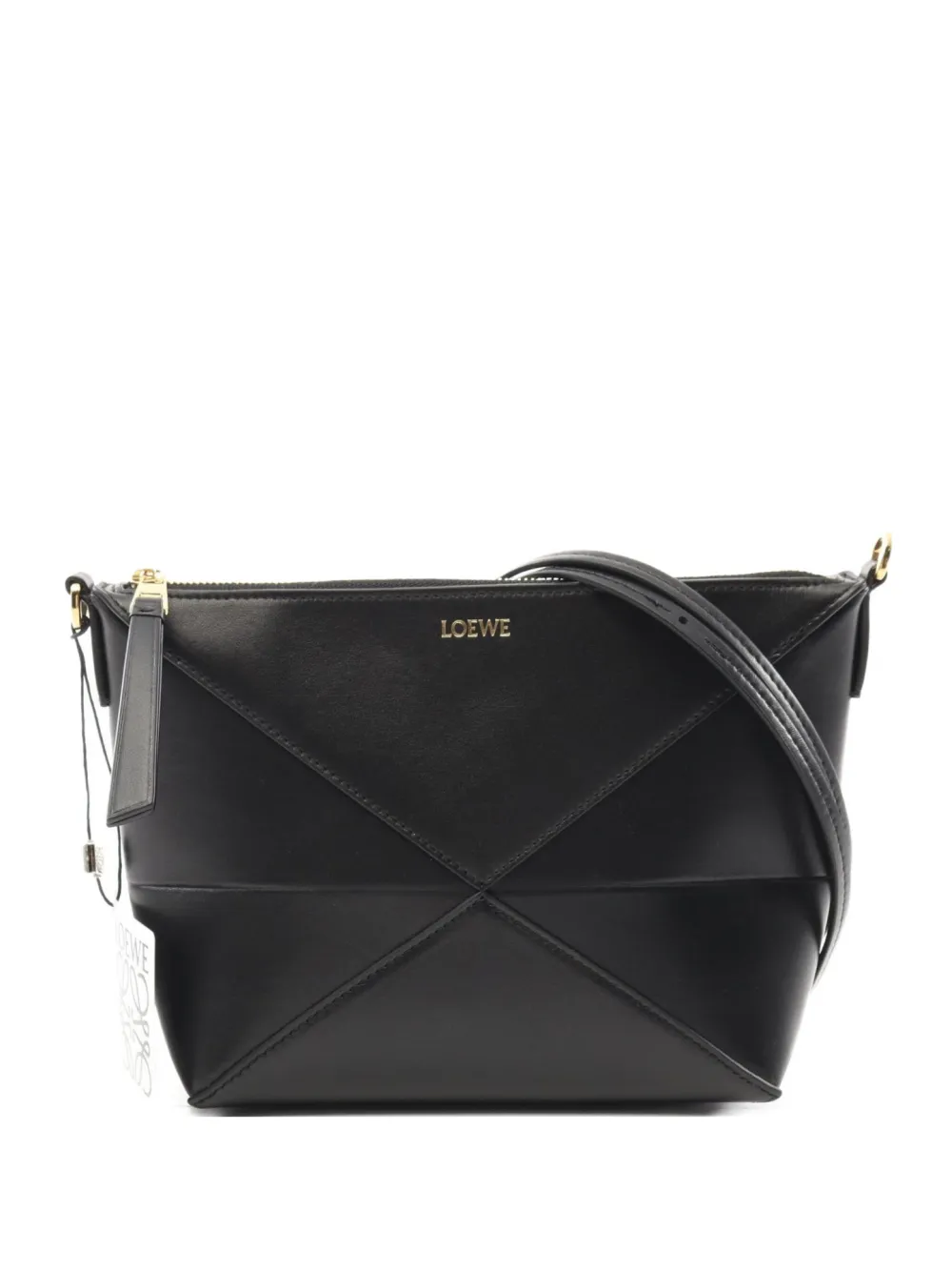 Loewe Pre-Owned 2020s パズル ショルダーバッグ - ブラック Loewe Pre-Owned 2020s パズル ショルダーバッグ - ブラック
