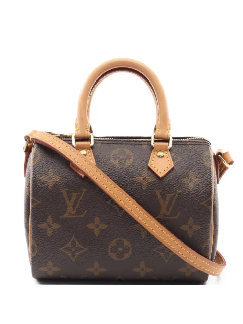 Louis Vuitton Pre-Owned 2021 Nano Speedy Monogram shoulder bag