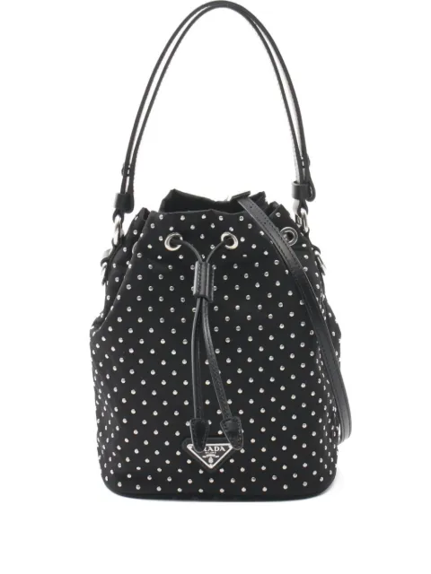 Prada Pre-Owned 2020s studs handbag