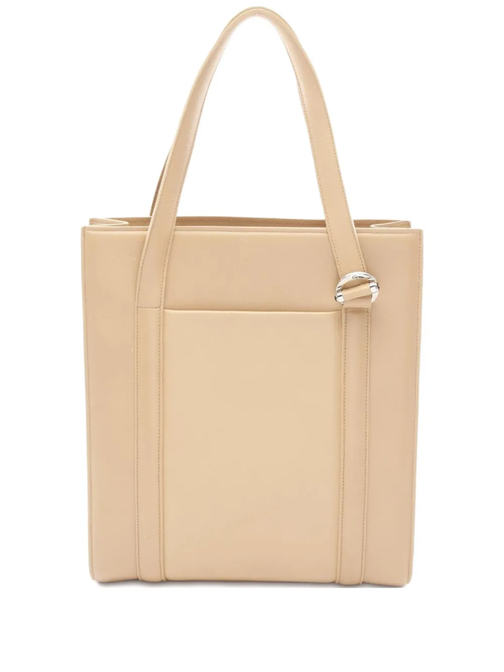 Cartier 2000s カボション ハンドバッグ - ニュートラル Cartier 2000s カボション ハンドバッグ - ニュートラル