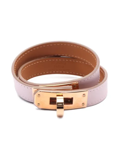 Hermès Pre-Owned 2023 Kelly leather bracelet 