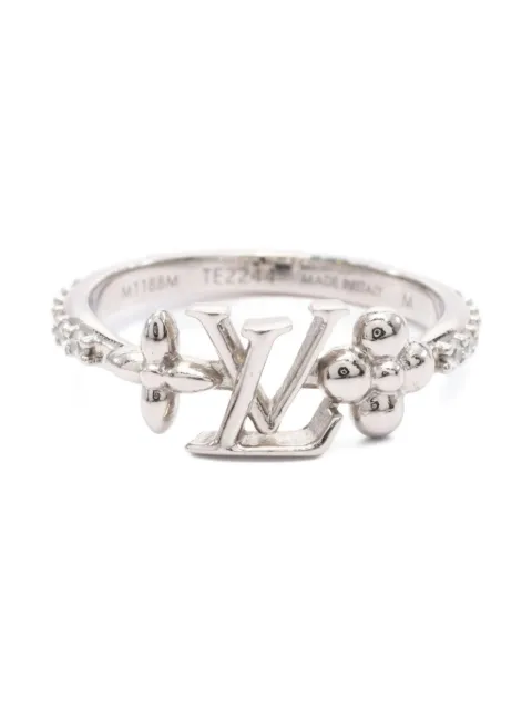 Louis Vuitton Pre-Owned 2024 LV iconic rhinestone flower ring