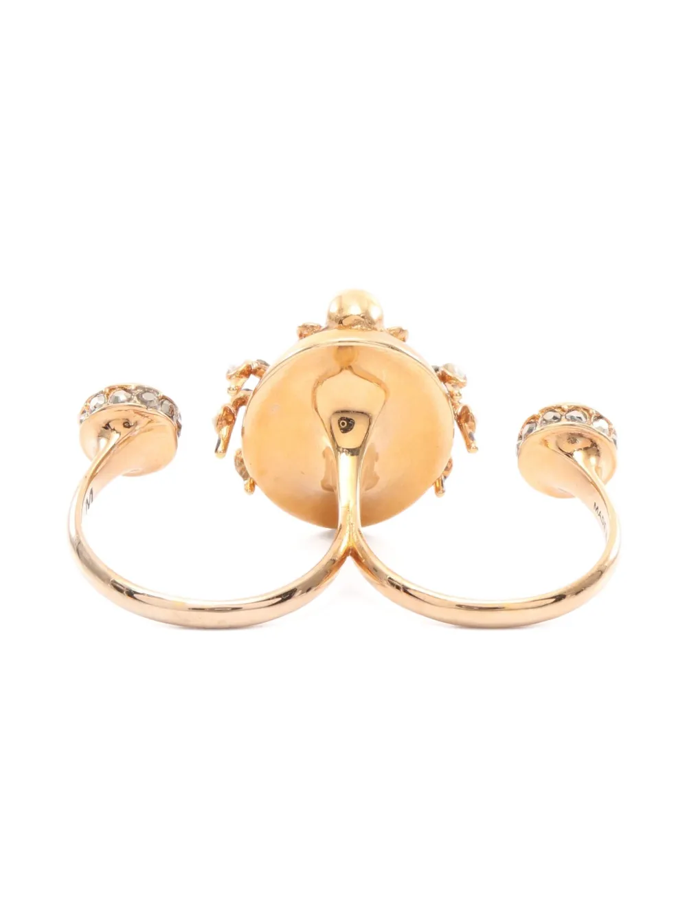 Alexander McQueen Pre-Owned 2010s Double Finger ring | Image 2