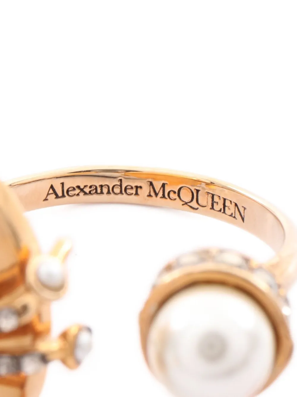 Pre-owned Alexander Mcqueen 2010s Double Finger Ring