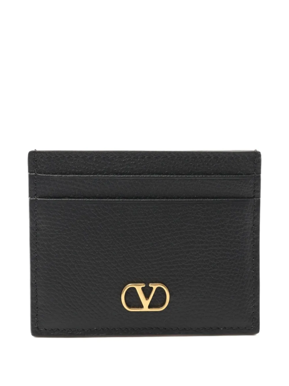 2020s VLogo leather card holder