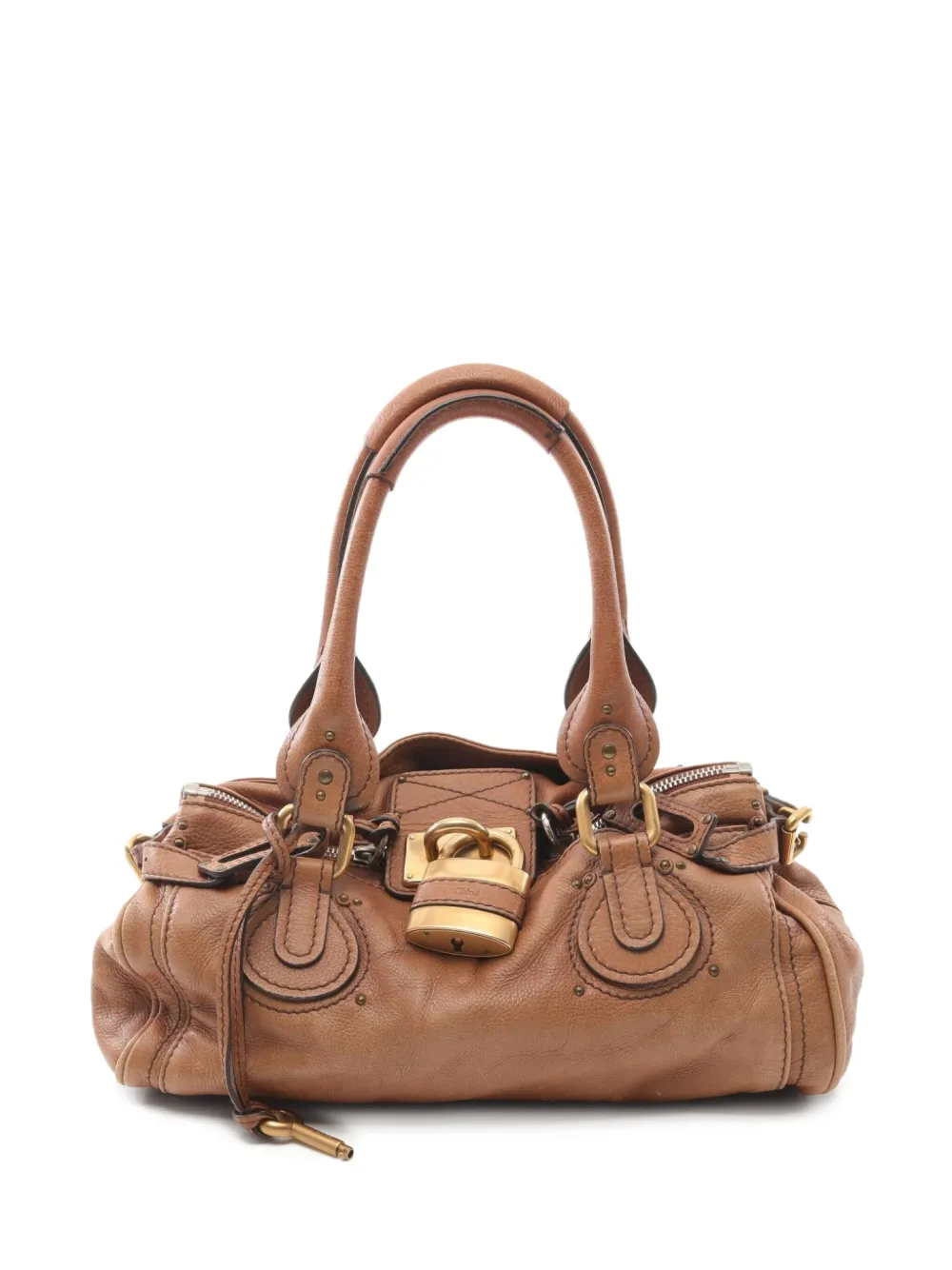 Pre-owned Chloé 2000s Paddington Padlock-embellished Shoulder Bag