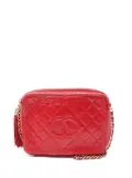 CHANEL Pre-Owned 1989-1991 lnterlocking CC-logo cross body bag - Red