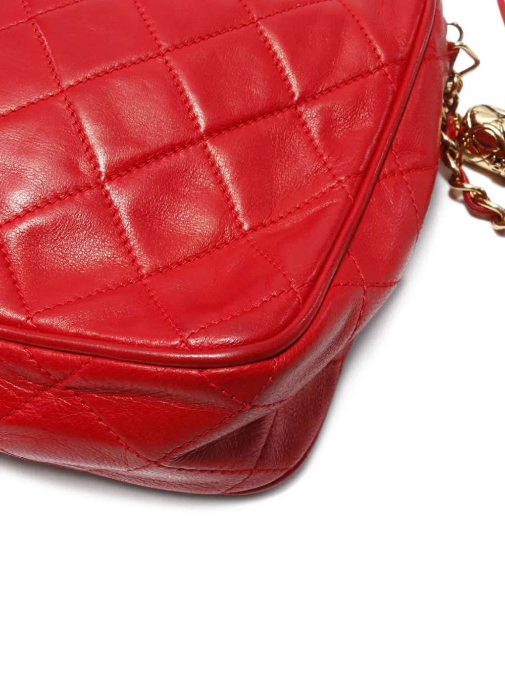 Pre-owned Chanel 1989-1991 Lnterlocking Cc-logo Cross Body Bag