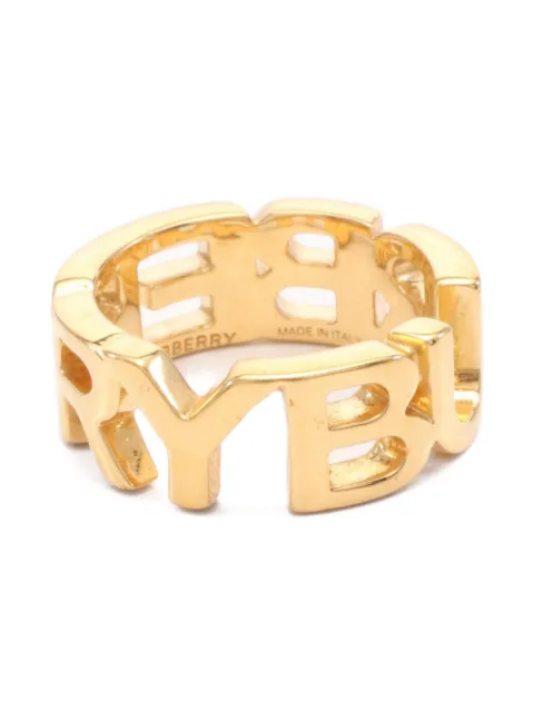 Burberry Pre-Owned خاتم بشعار الماركة من عقد 2010