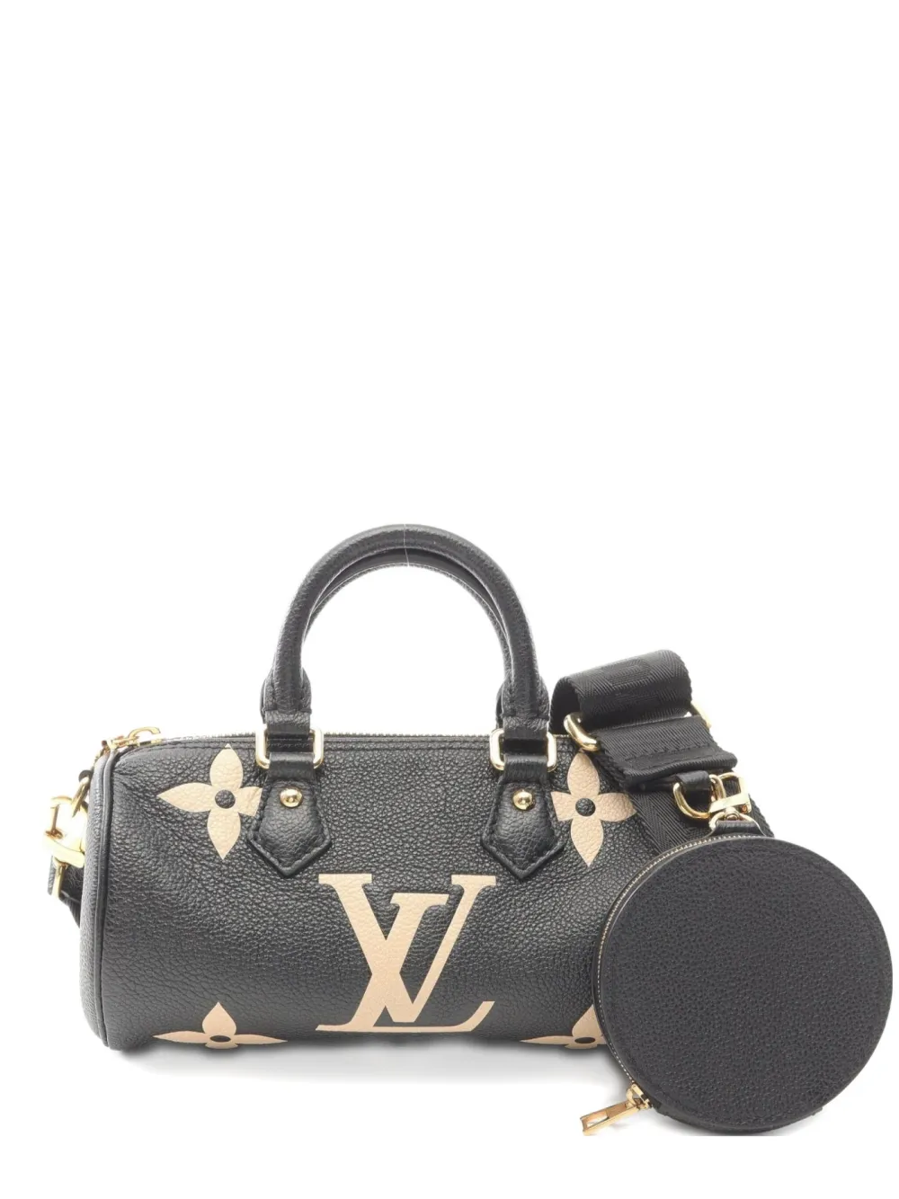 Pre-owned Louis Vuitton 2021 Papillon Bb Two-way Handbag In Black