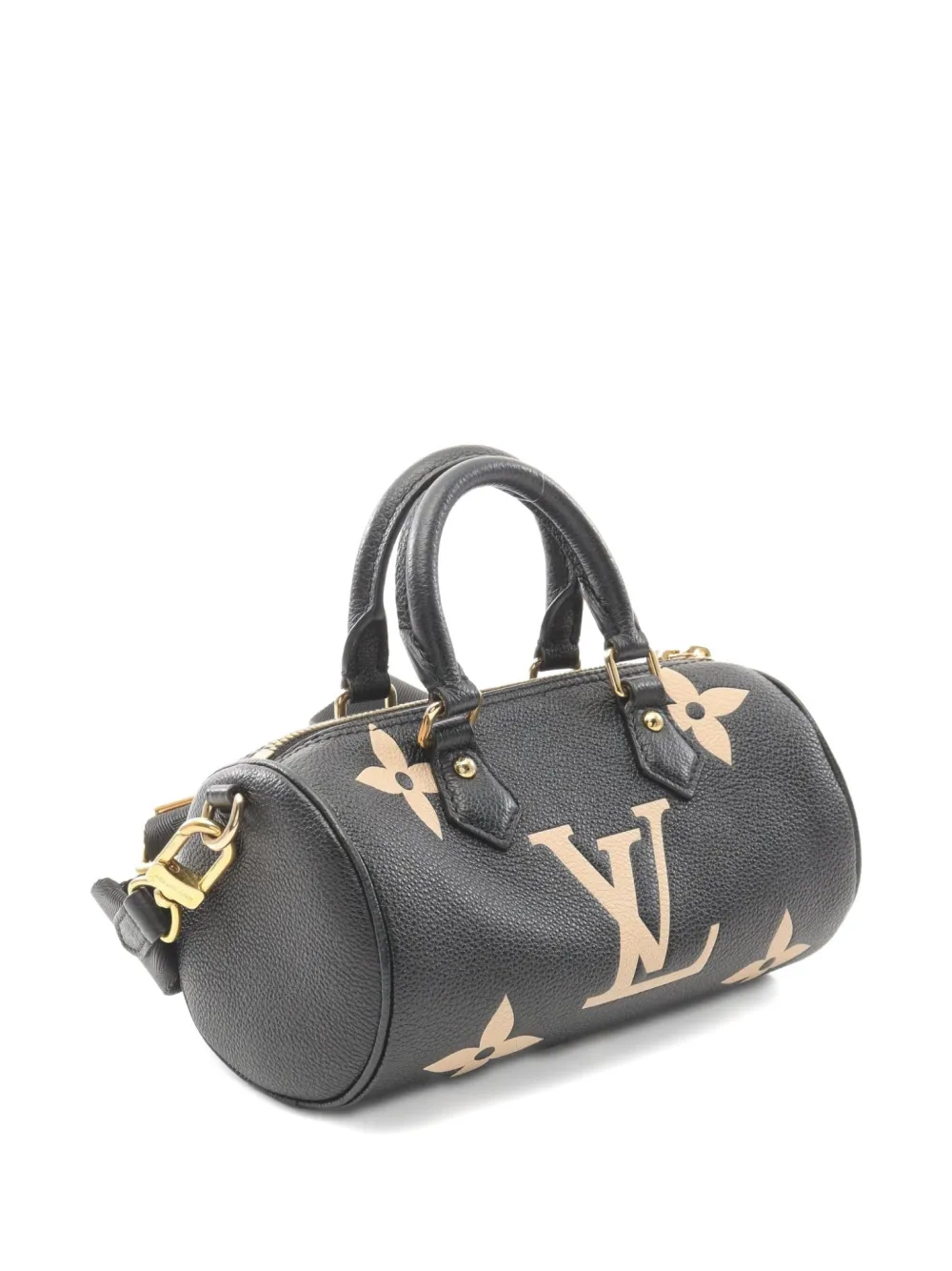 Pre-owned Louis Vuitton 2021 Papillon Bb Two-way Handbag In Black