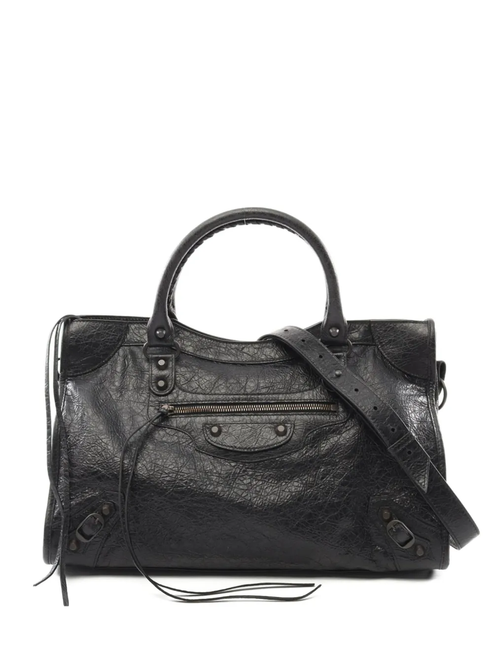 Balenciaga Pre-Owned 2020s medium City leather handbag | Black | Image 1