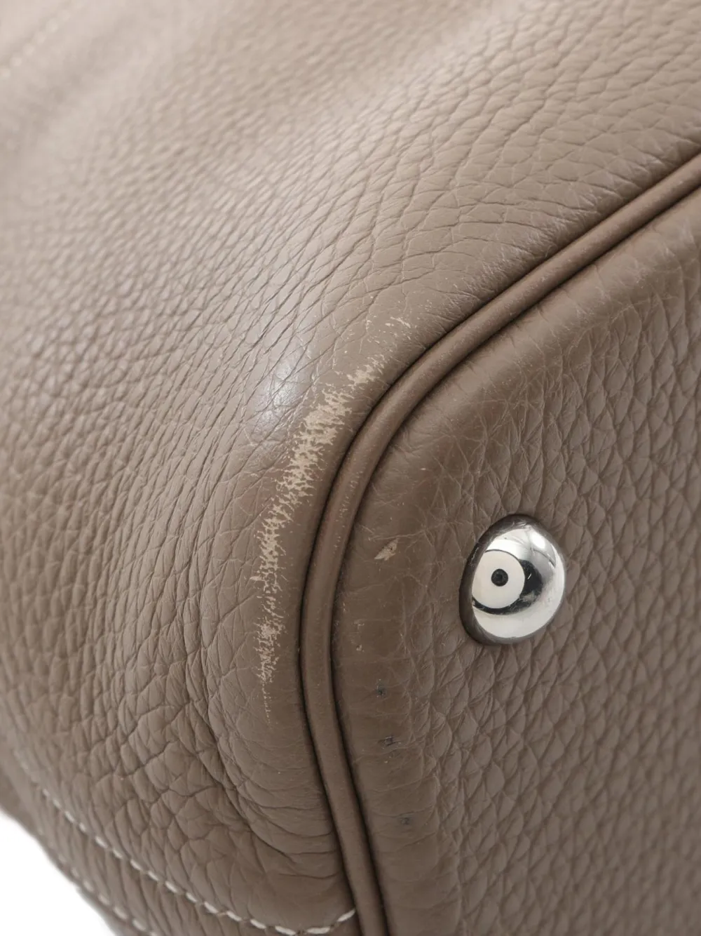 Pre-owned Hermes 2017 Bolide 31 Two-way Handbag In Brown