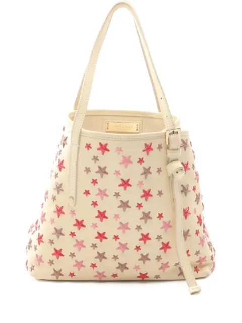 Jimmy Choo Pre-Owned 2000s small Sasha star-embellished shoulder bag