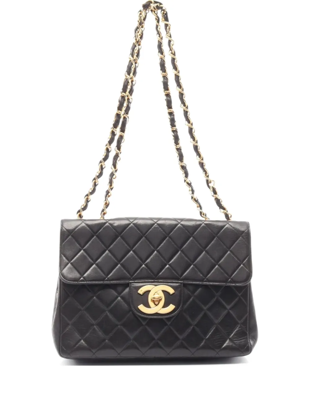 CHANEL Pre-Owned 1994-1996 quilted leather shoulder bag | Black | Image 1