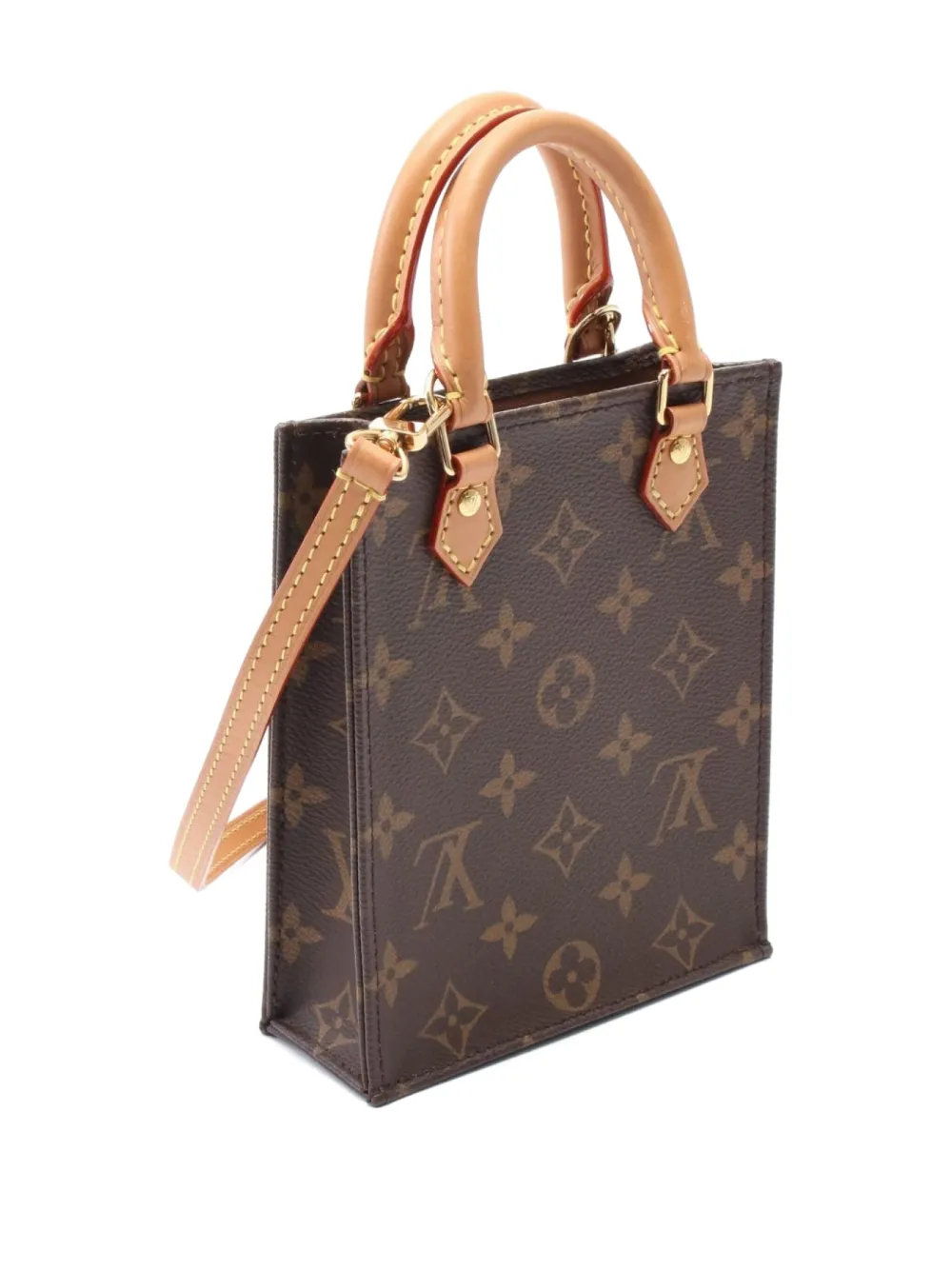Louis Vuitton Pre-Owned 2020 Petite Sac Plat two-way handbag | Pre-Owned | Image 2