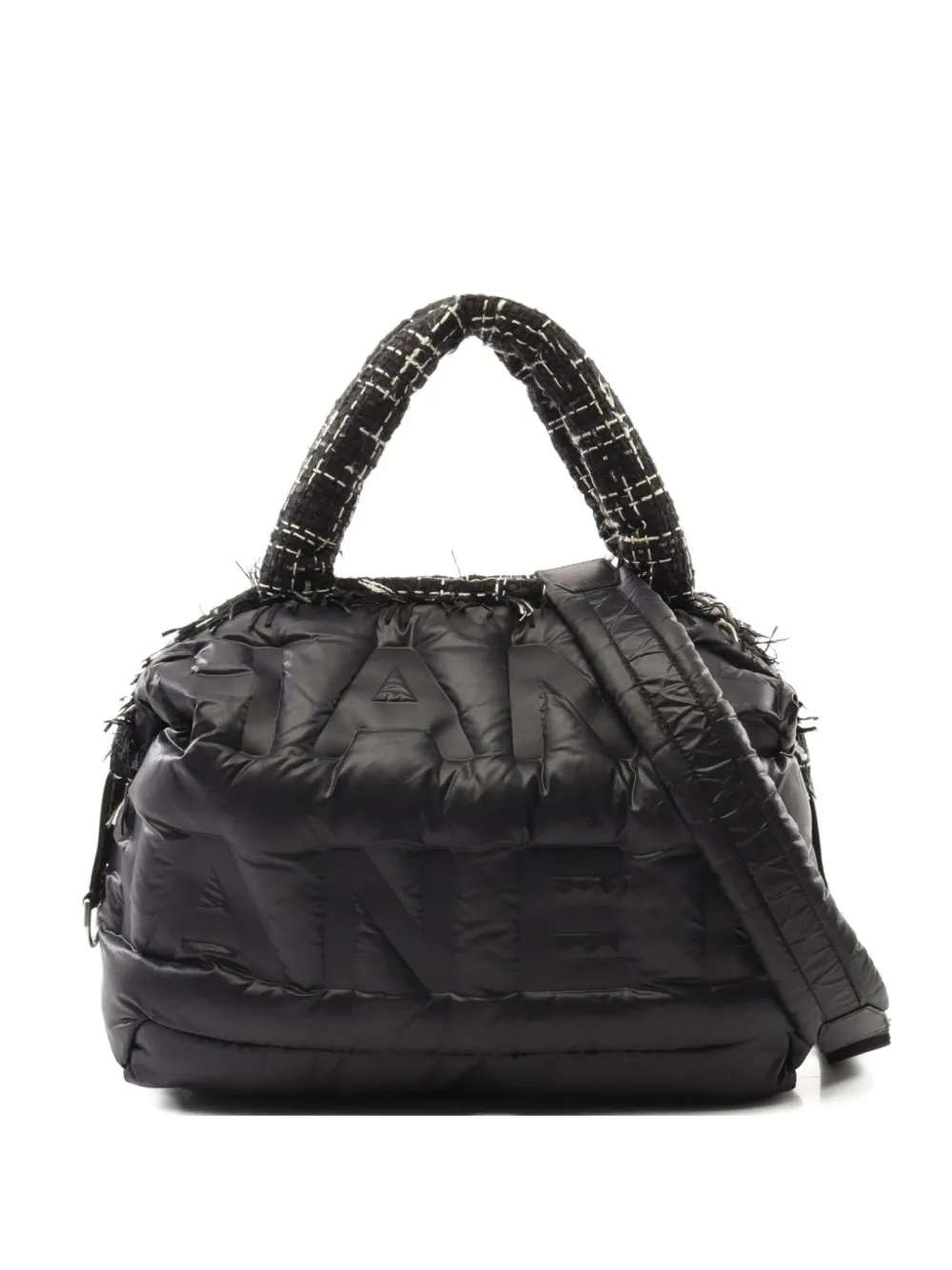 CHANEL Pre-Owned 2018-2019 Dudone Coco Neige tote bag - ブラック CHANEL Pre-Owned 2018-2019 Dudone Coco Neige tote bag - ブラック