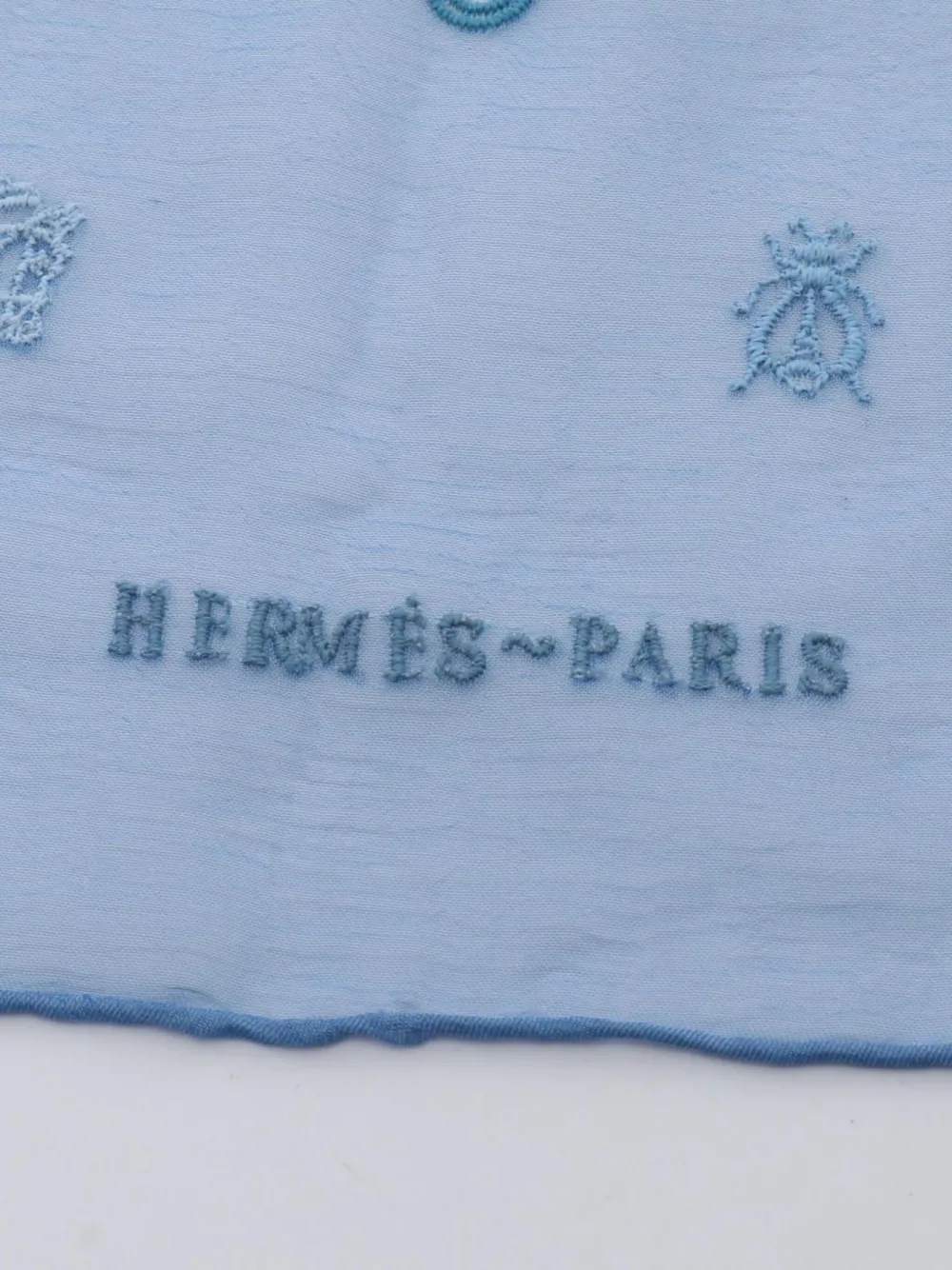 Pre-owned Hermes 2010s Embroidered Scarf