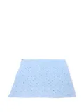 Hermès Pre-Owned 2010s embroidered scarf - Blue