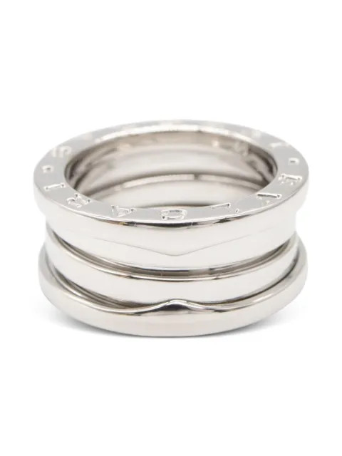 Bvlgari Pre-Owned 2010s 18K white gold B.zero1 ring
