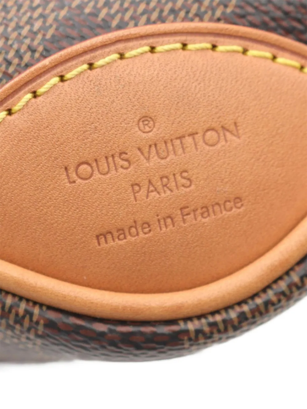 Pre-owned Louis Vuitton 2010s Valise Souple Bb Damier Ebene Chain Handbag