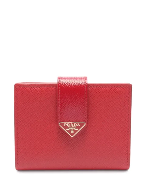Prada Pre-Owned 2020s saffiano-leather card holder