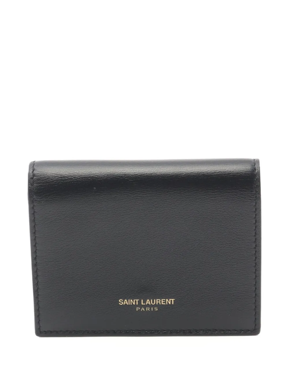 Saint Laurent Pre-Owned 2010s leather card case | Black | Image 1