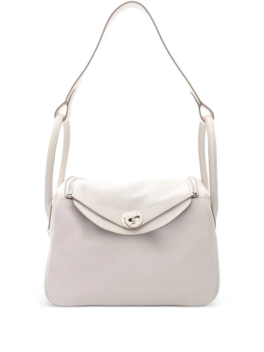 Hermès Pre-Owned 2023 Lindy 26 structured leather shoulder bag | White | Image 1