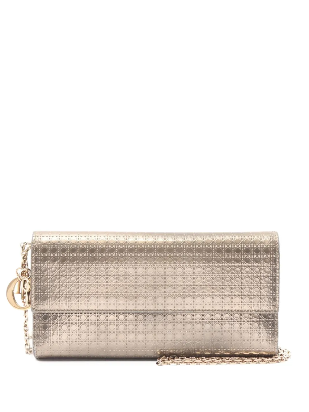 Christian Dior Pre-Owned 2000s Microcannage wallet | Neutrals | Image 1