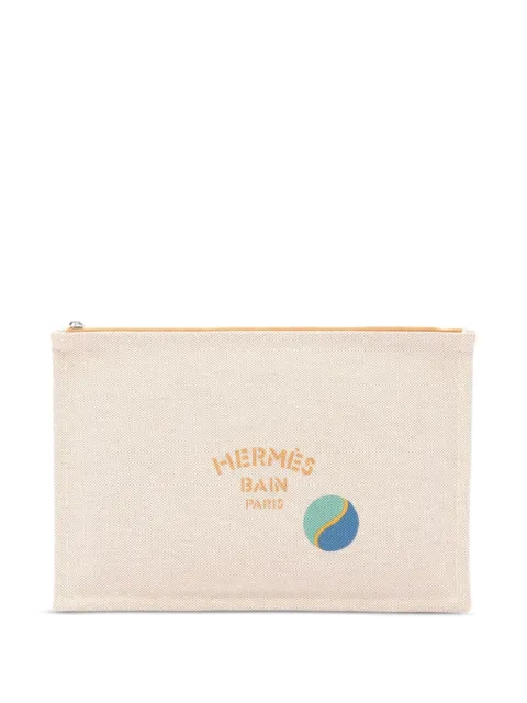 Hermès Pre-Owned 10s small Balles au Bond print clutch