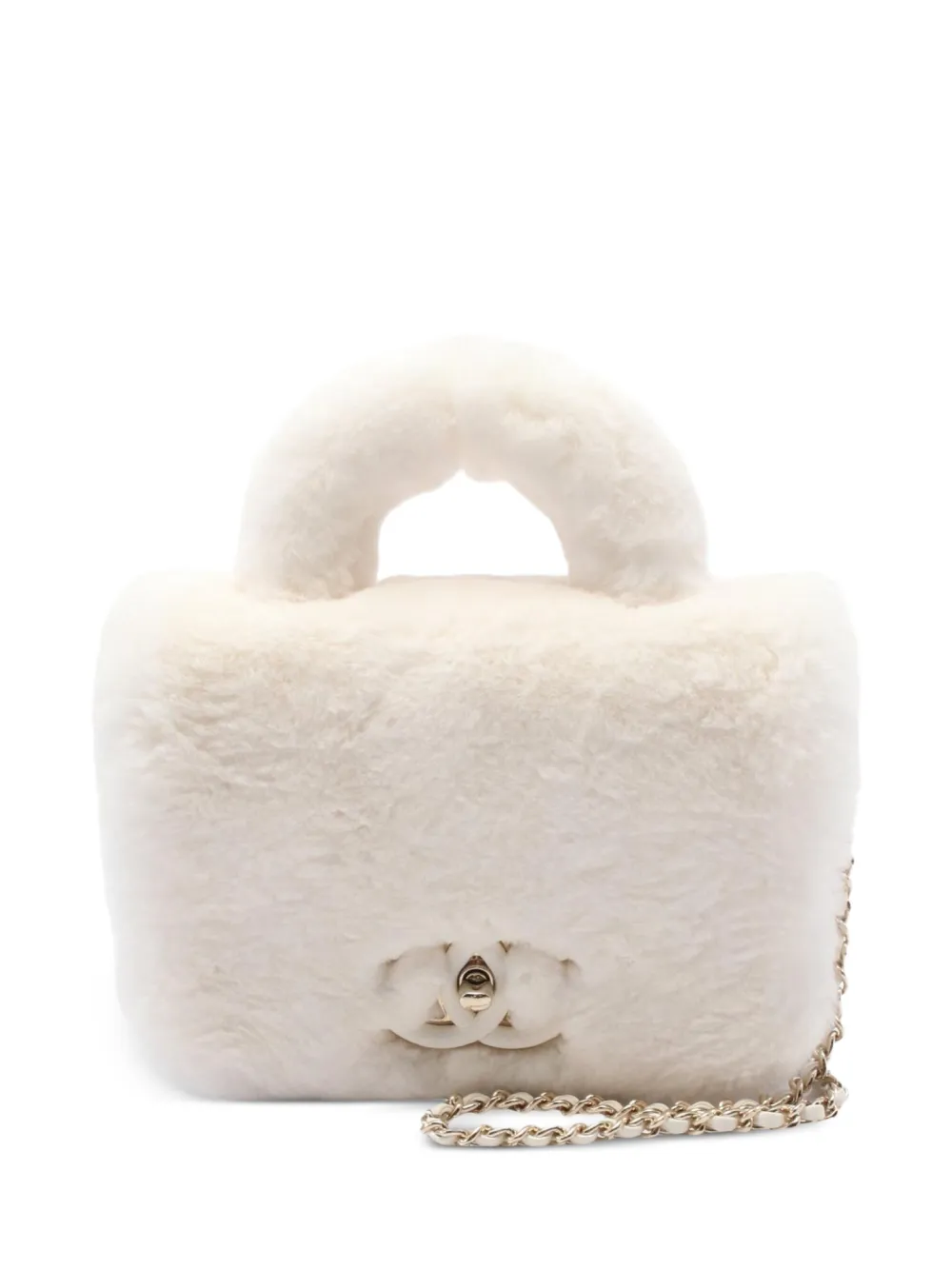 CHANEL Pre-Owned 2017-2018 textured handbag | White | Image 1
